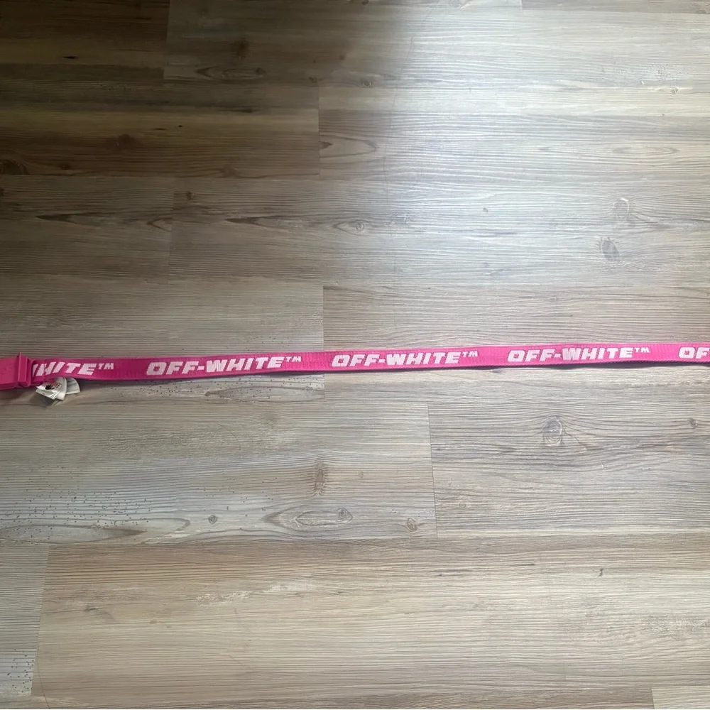 Off-White Pink Kids Belt